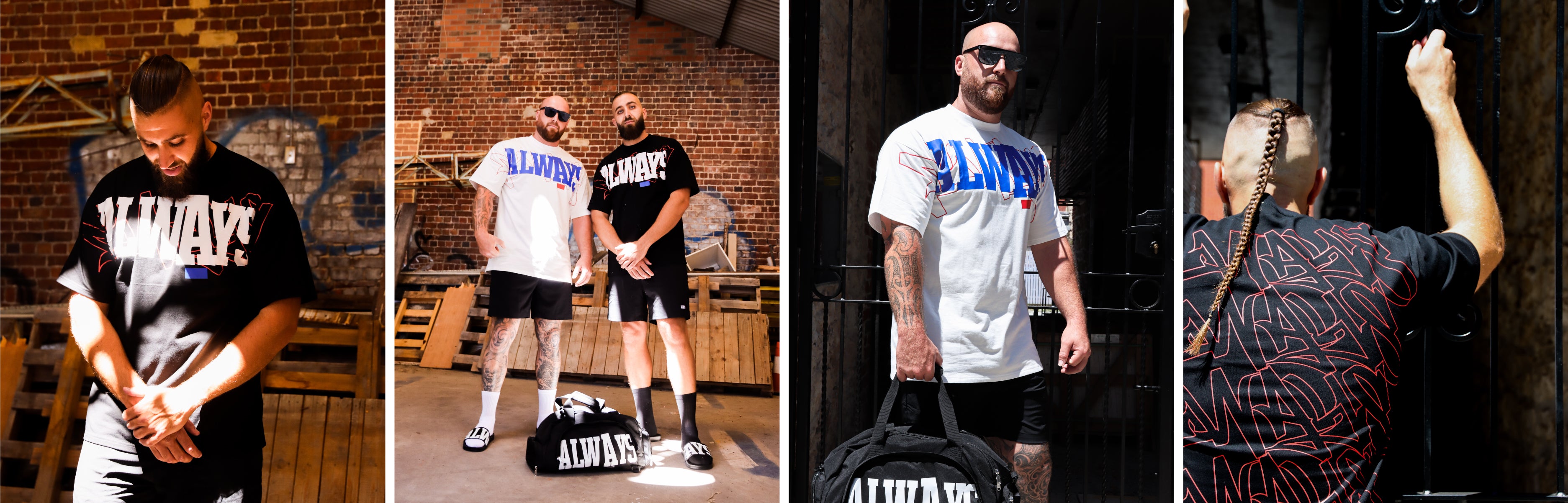 Always Double Up T-Shirt (Black) – Always Worldwide