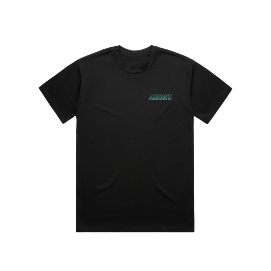 Always Sports Logo - Black/Teal